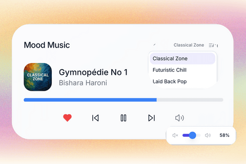 Grind to the Music - Meditation and Focus Interface